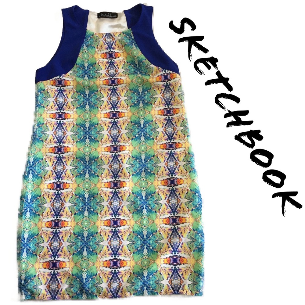 Sketchbook Sheath Dress - #110